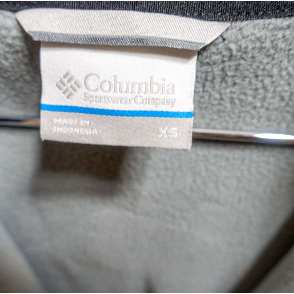 NWT Columbia Sportswear Jacket Zip-Up Hooded Gray Fleece Women's XS NEW - Picture 5 of 7